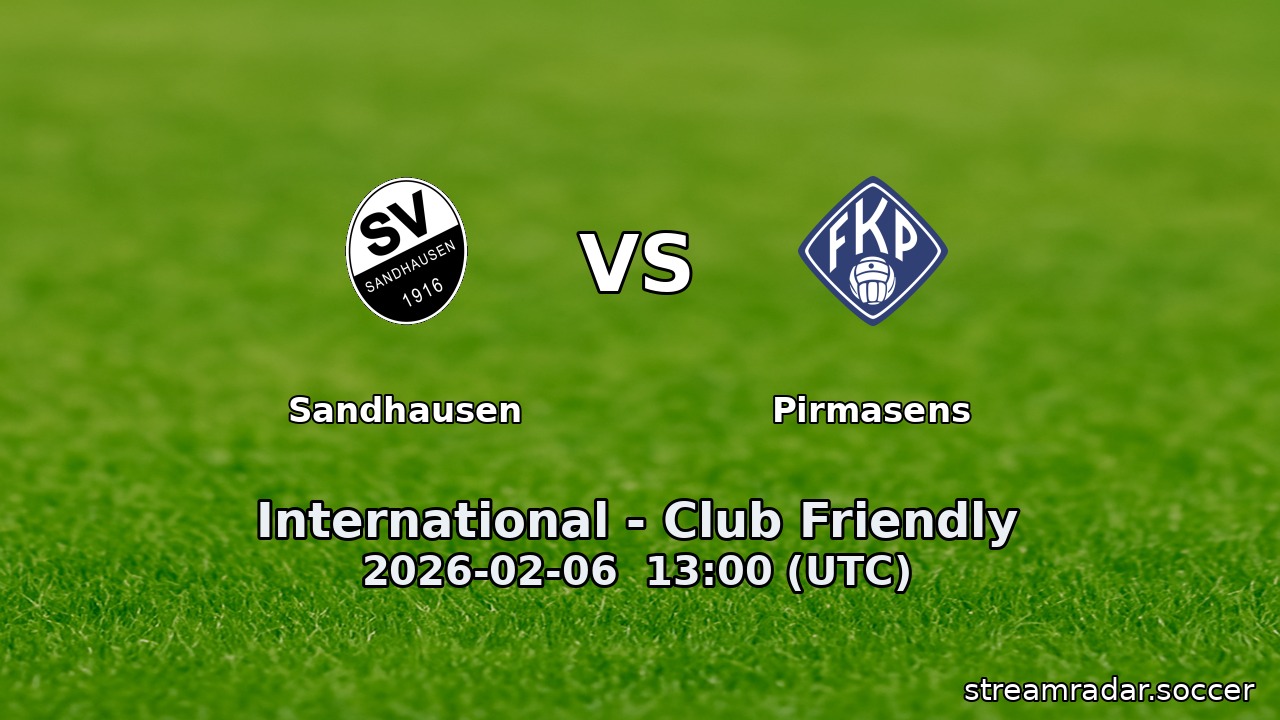 Sandhausen vs Pirmasens