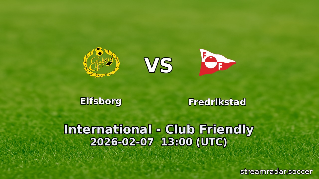 Elfsborg vs Fredrikstad
