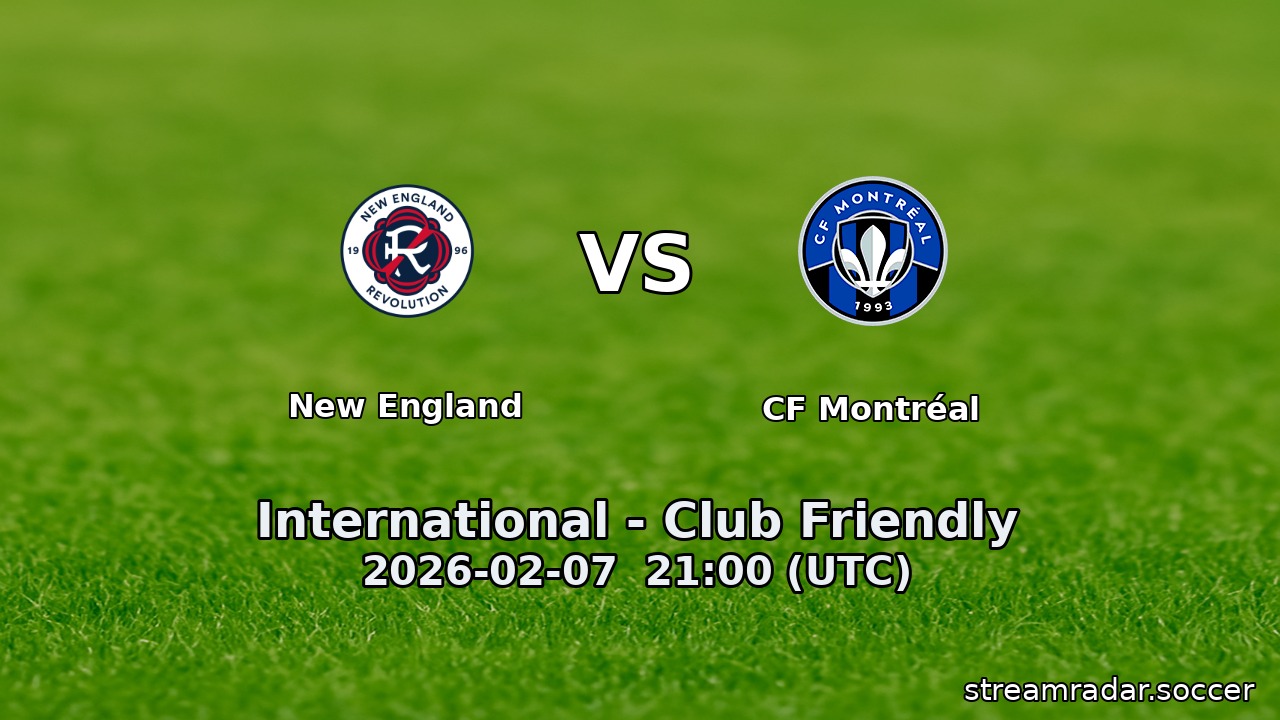 New England vs CF Montréal