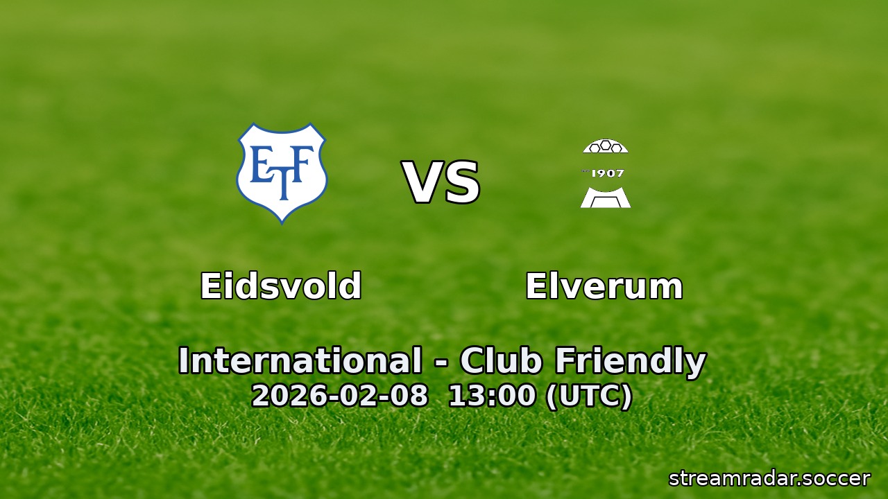 Eidsvold vs Elverum