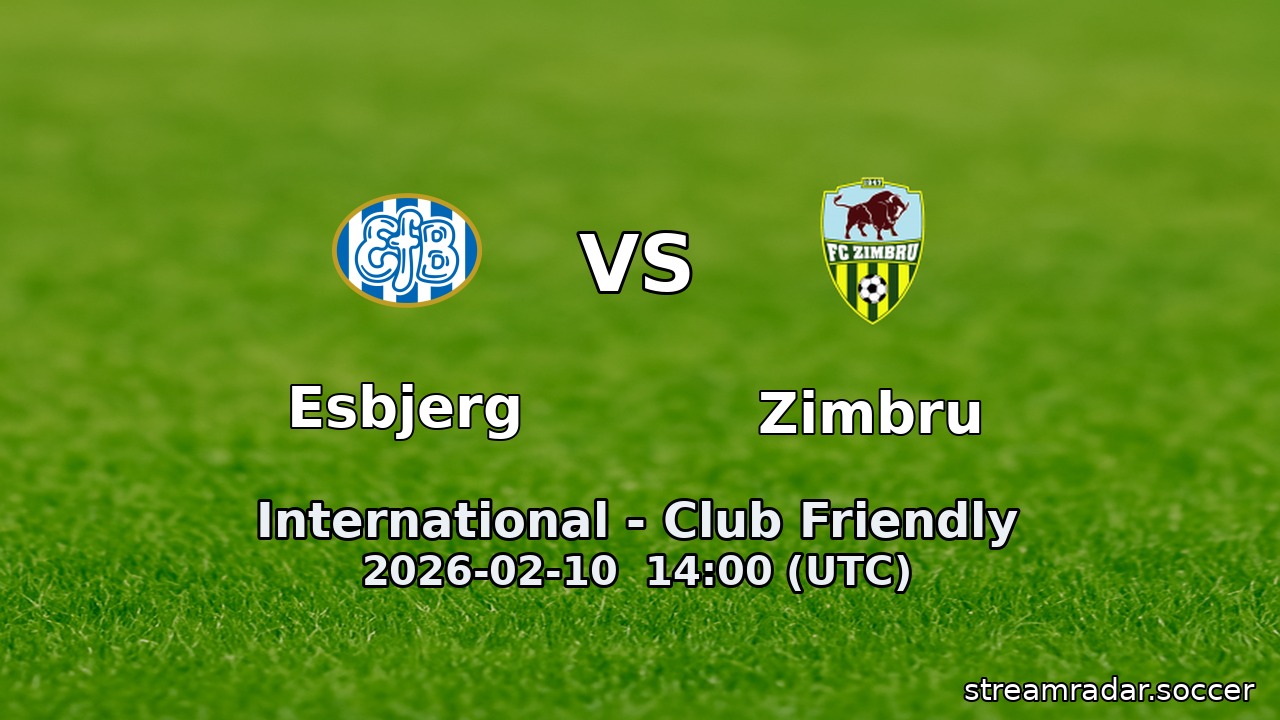 Esbjerg vs Zimbru