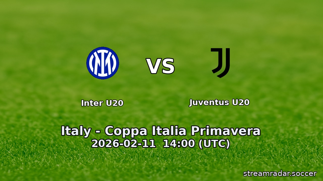 Inter U20 vs Juventus U20
