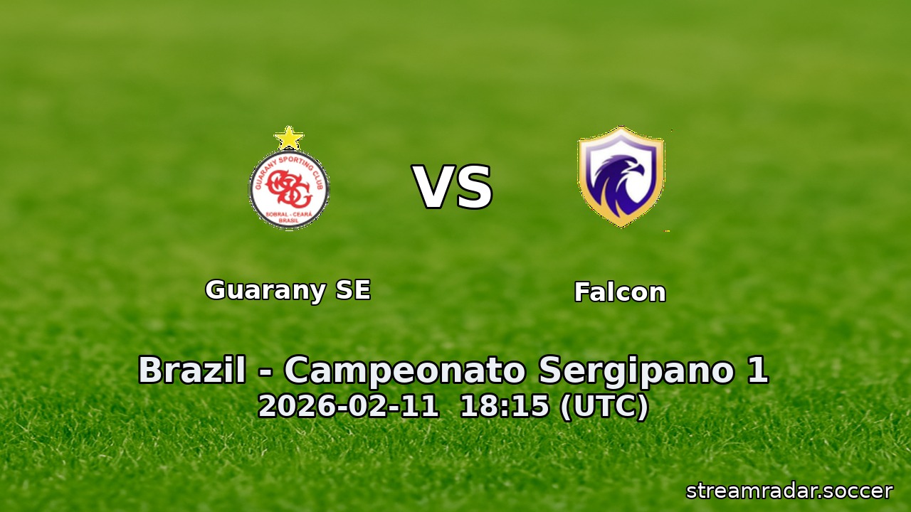 Guarany SE vs Falcon