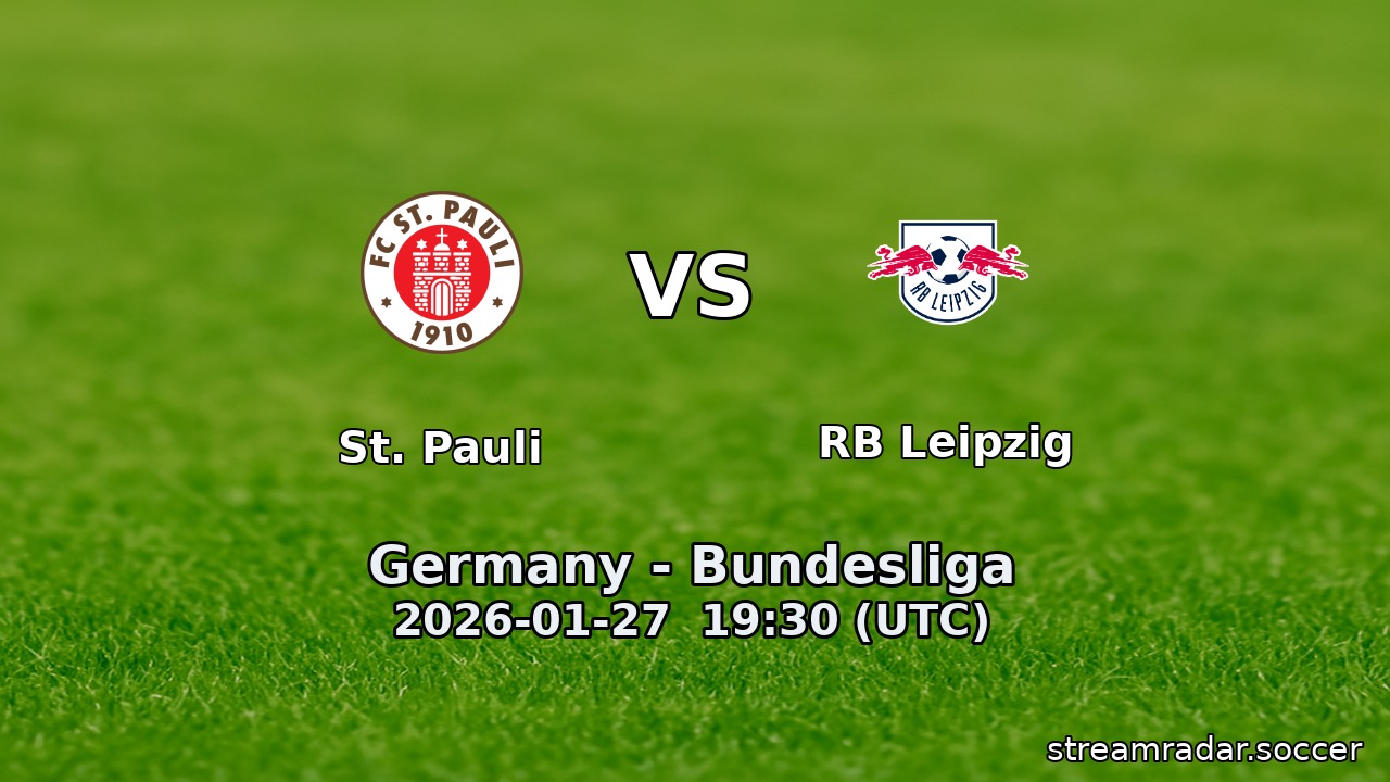 St. Pauli vs RB Leipzig