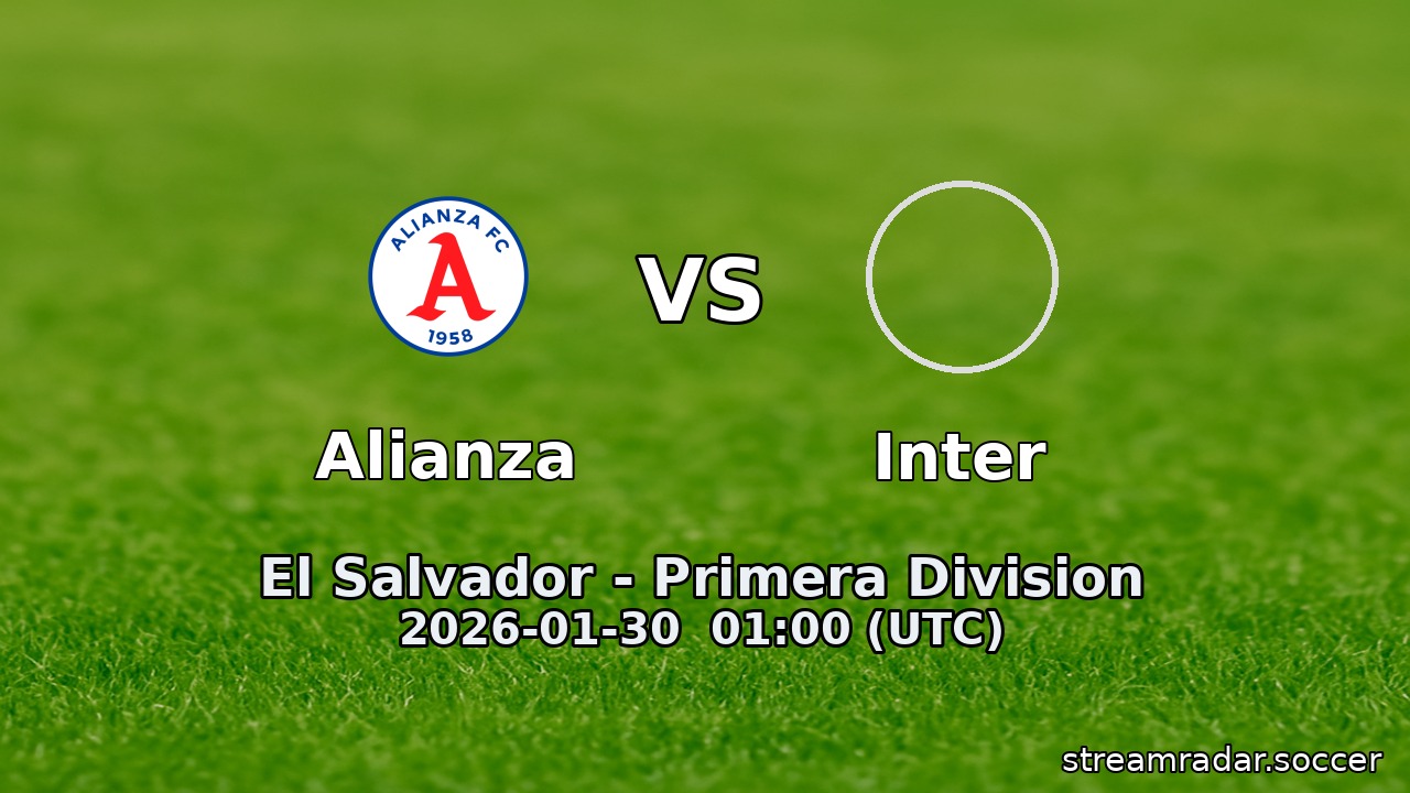 Alianza vs Inter