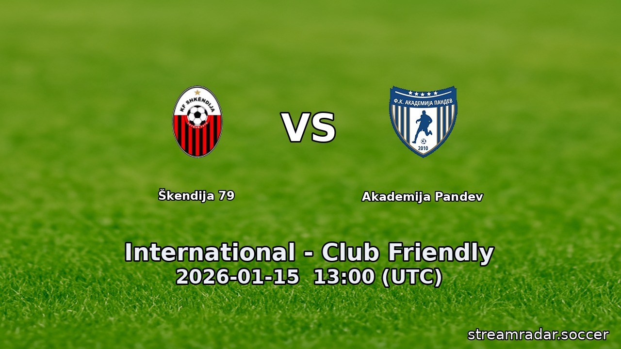 Škendija 79 vs Akademija Pandev
