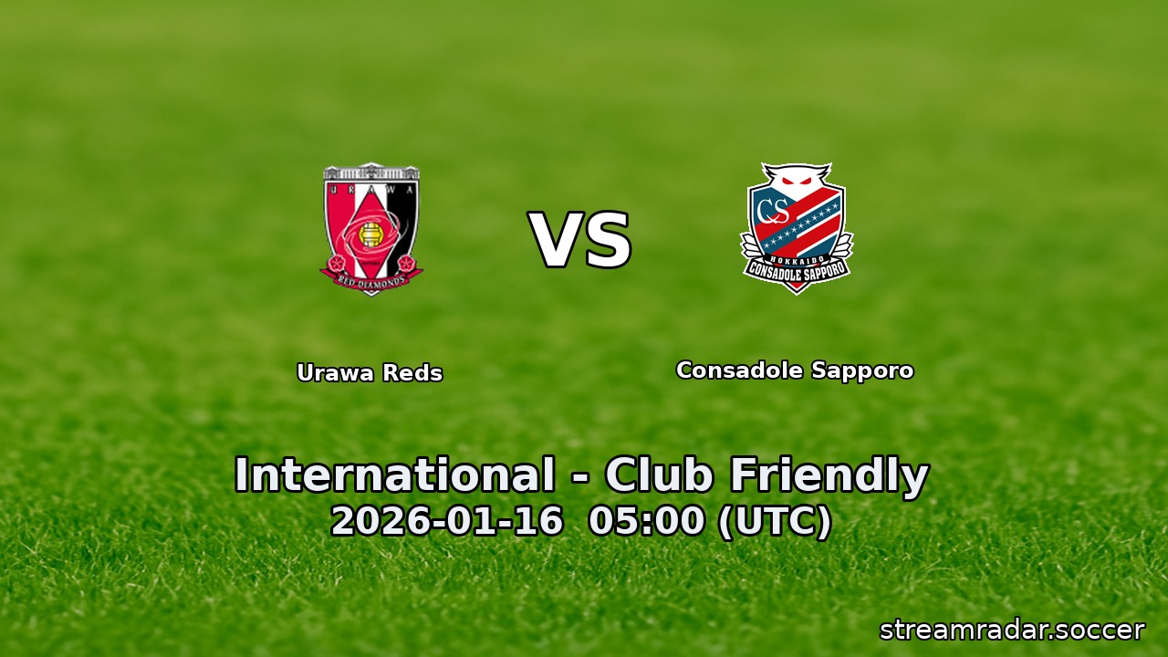 Urawa Reds vs Consadole Sapporo