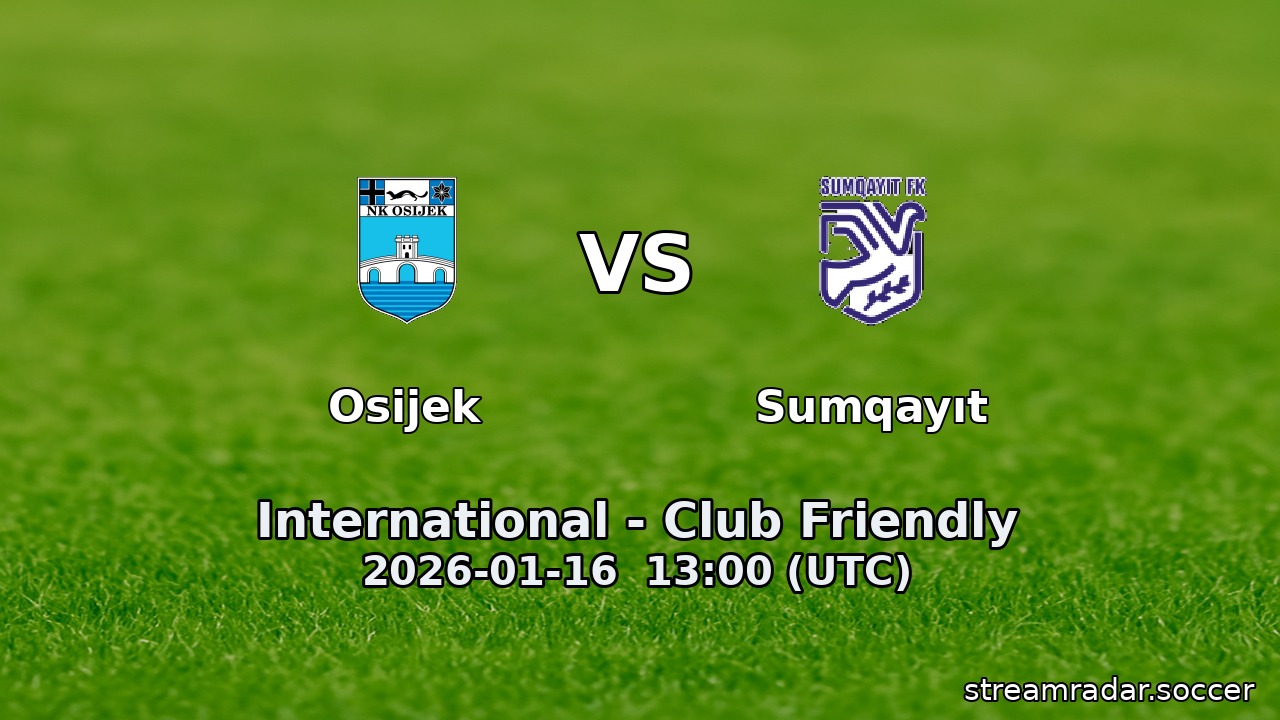 Osijek vs Sumqayıt