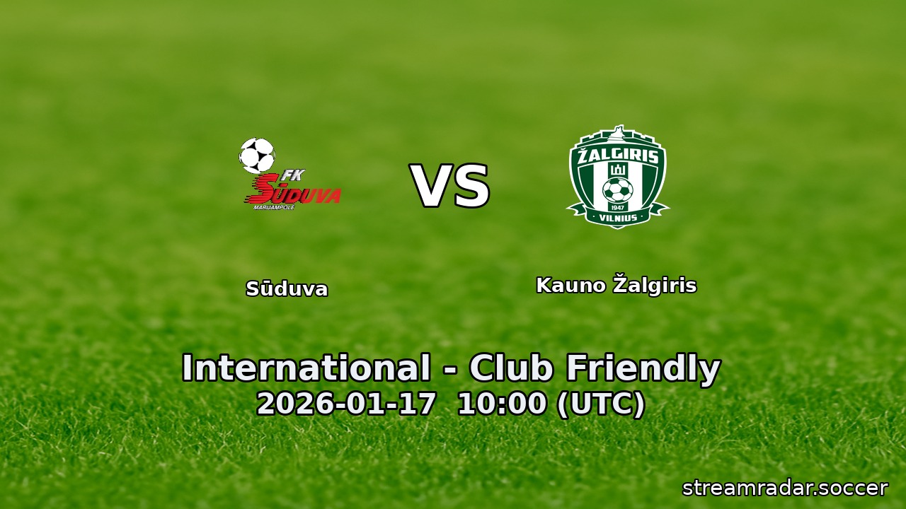 Sūduva vs Kauno Žalgiris