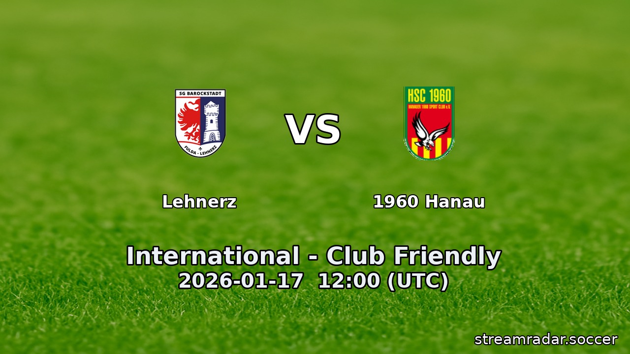 Lehnerz vs 1960 Hanau