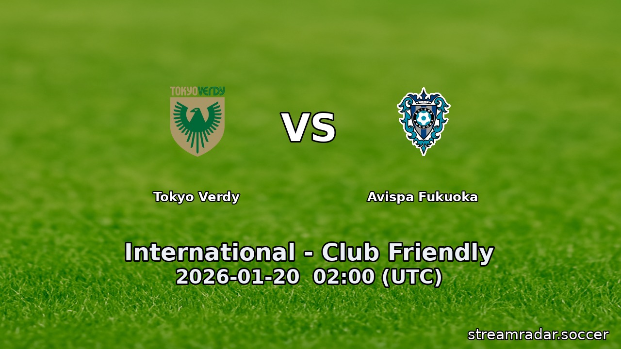Tokyo Verdy vs Avispa Fukuoka