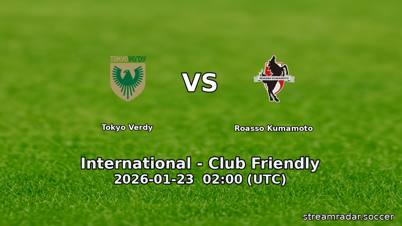 Tokyo Verdy vs Roasso Kumamoto