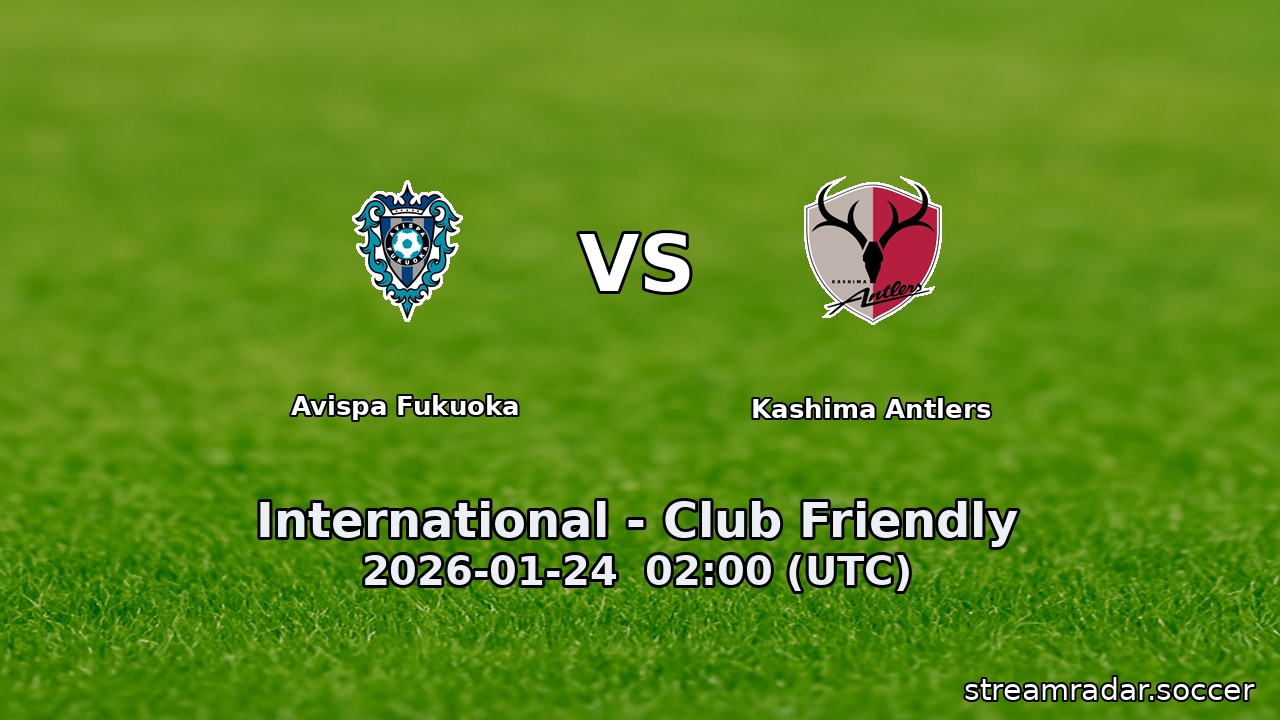 Avispa Fukuoka vs Kashima Antlers