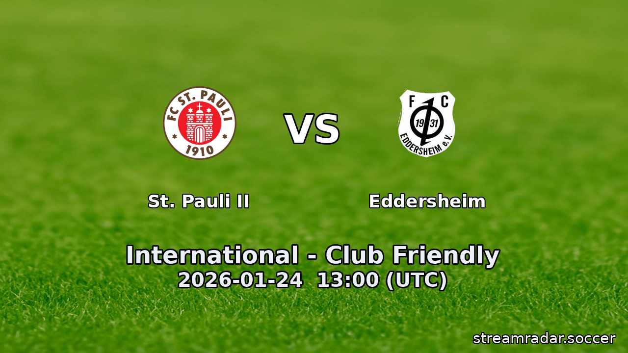 St. Pauli II vs Eddersheim