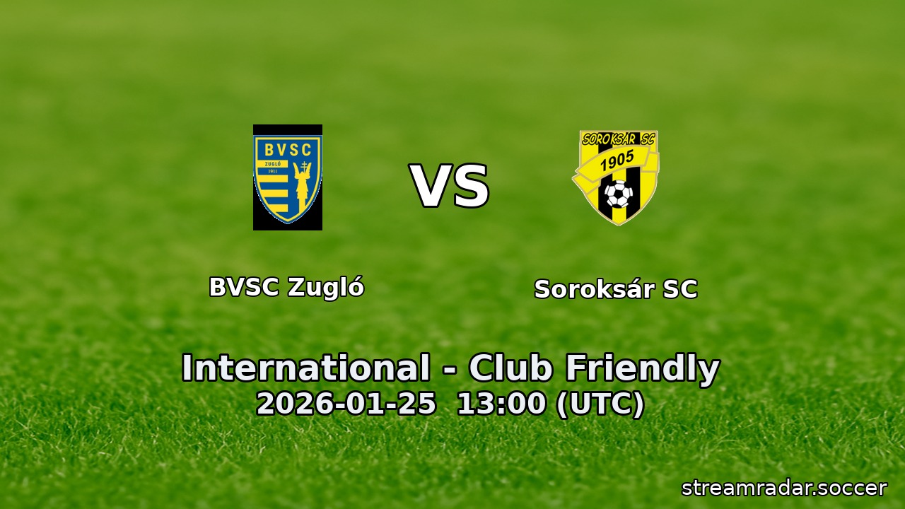 BVSC Zugló vs Soroksár SC