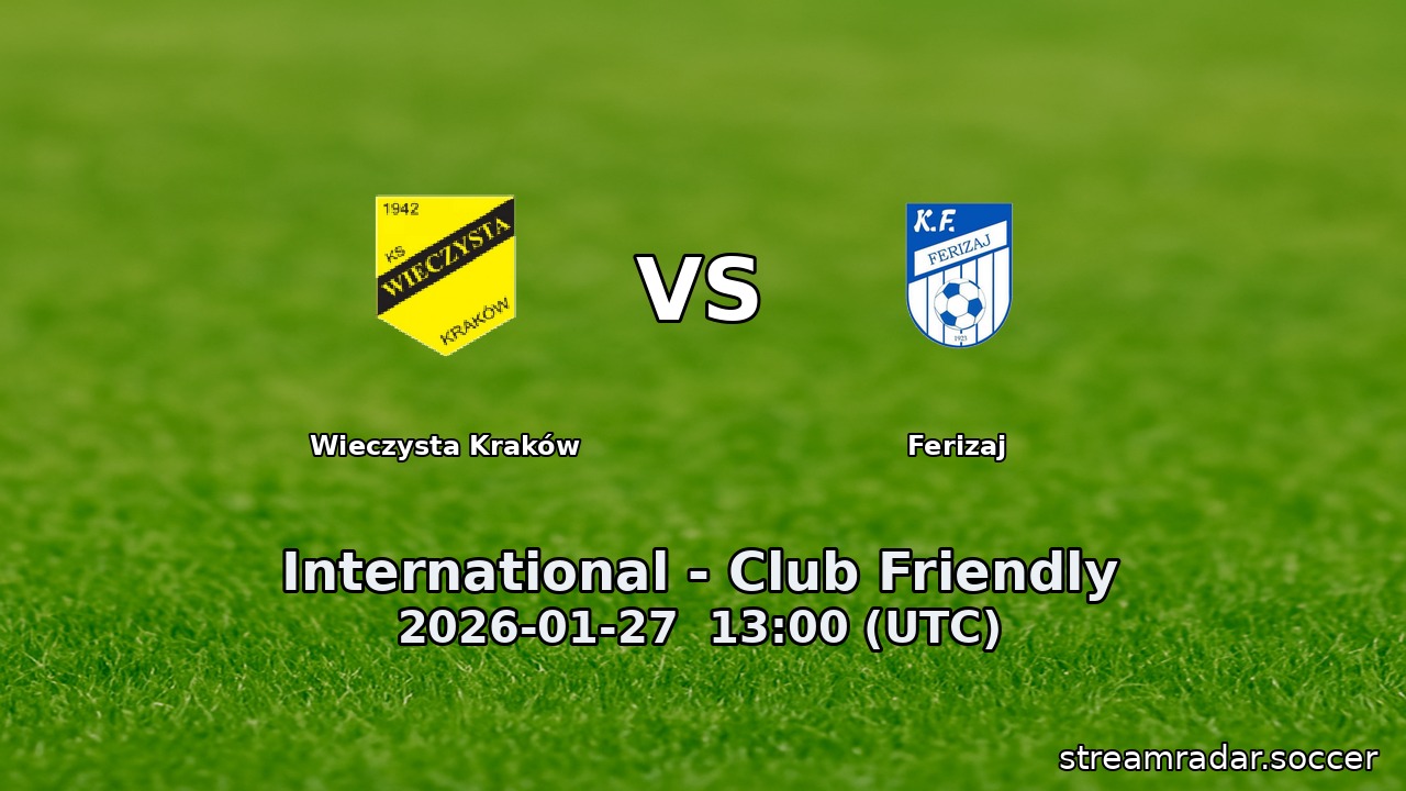 Wieczysta Kraków vs Ferizaj