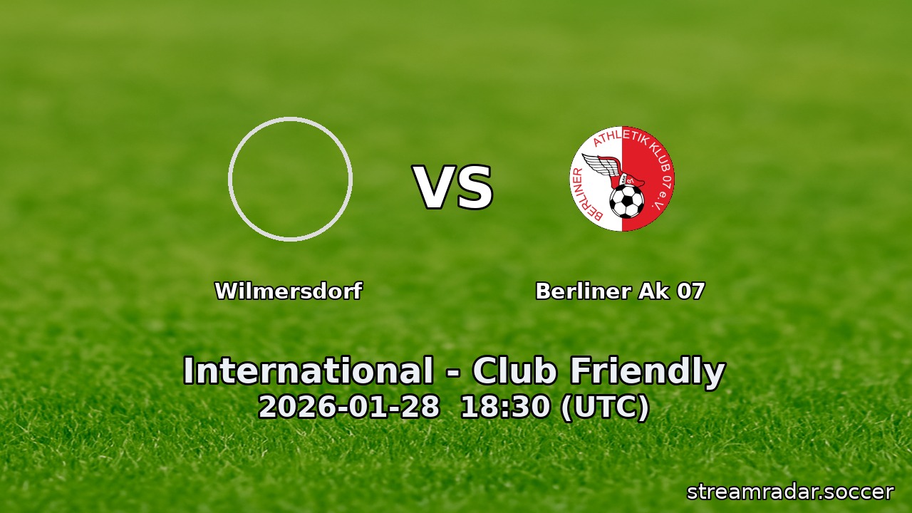 Wilmersdorf vs Berliner Ak 07