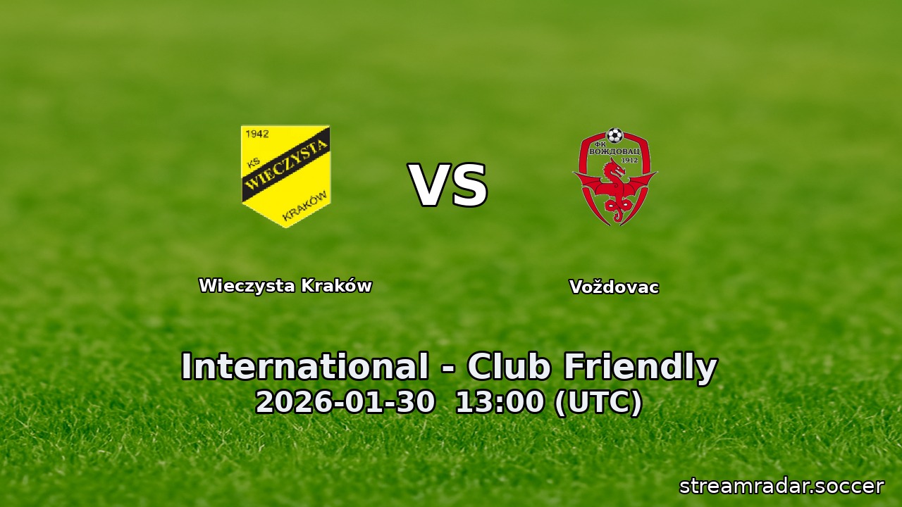 Wieczysta Kraków vs Voždovac