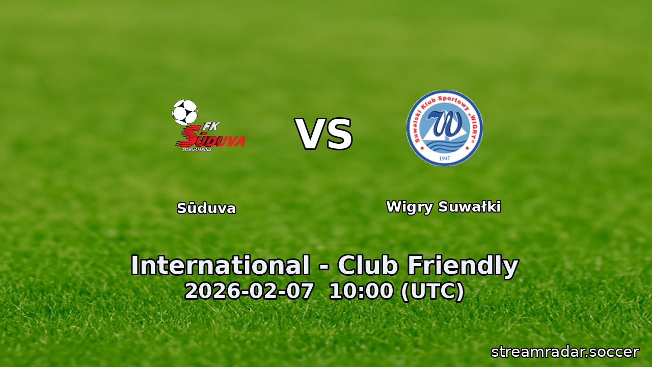 Sūduva vs Wigry Suwałki