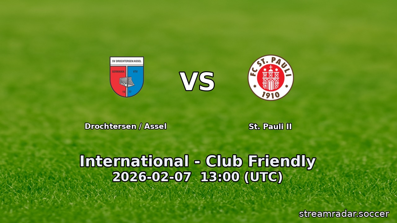 Drochtersen / Assel vs St. Pauli II
