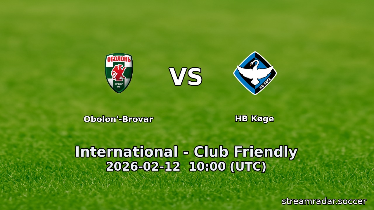 Obolon'-Brovar vs HB Køge