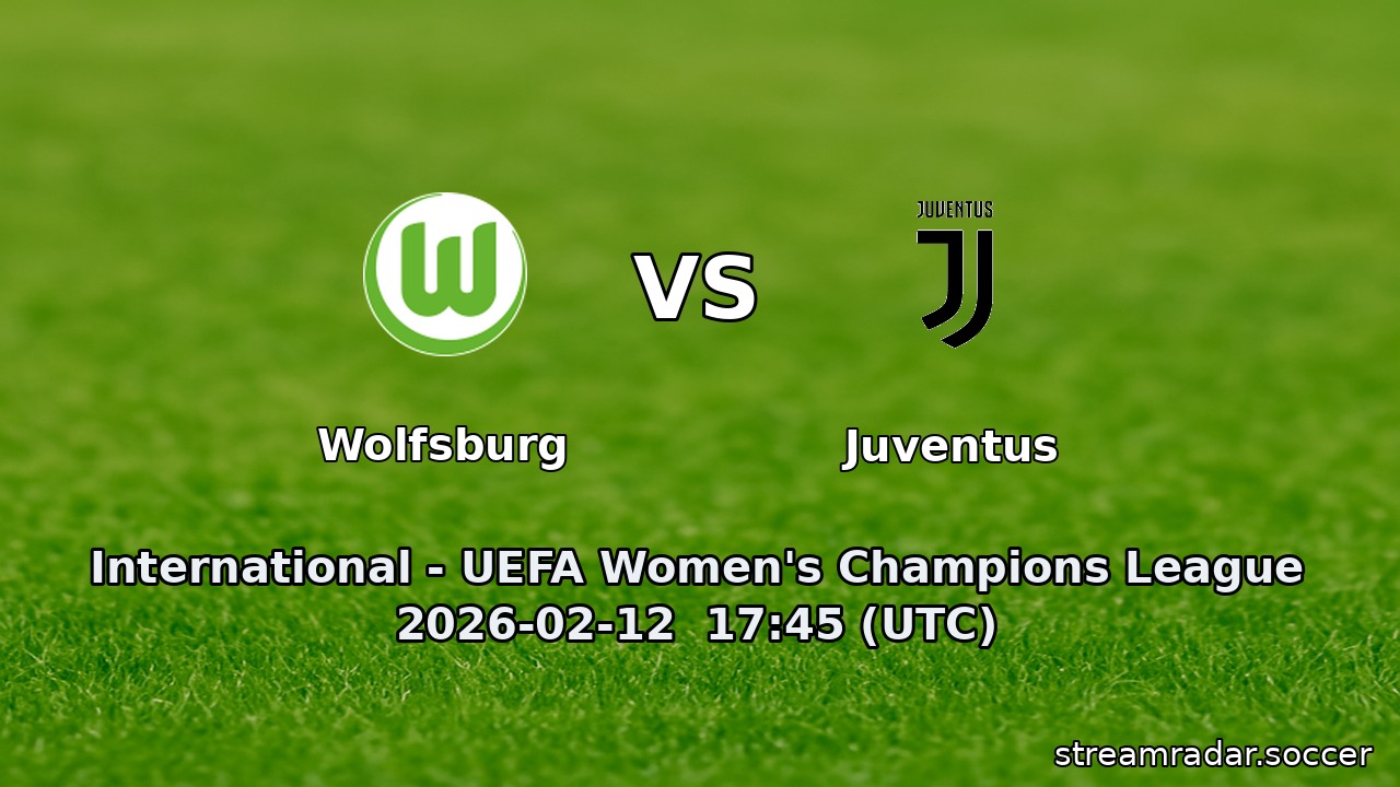 Wolfsburg vs Juventus