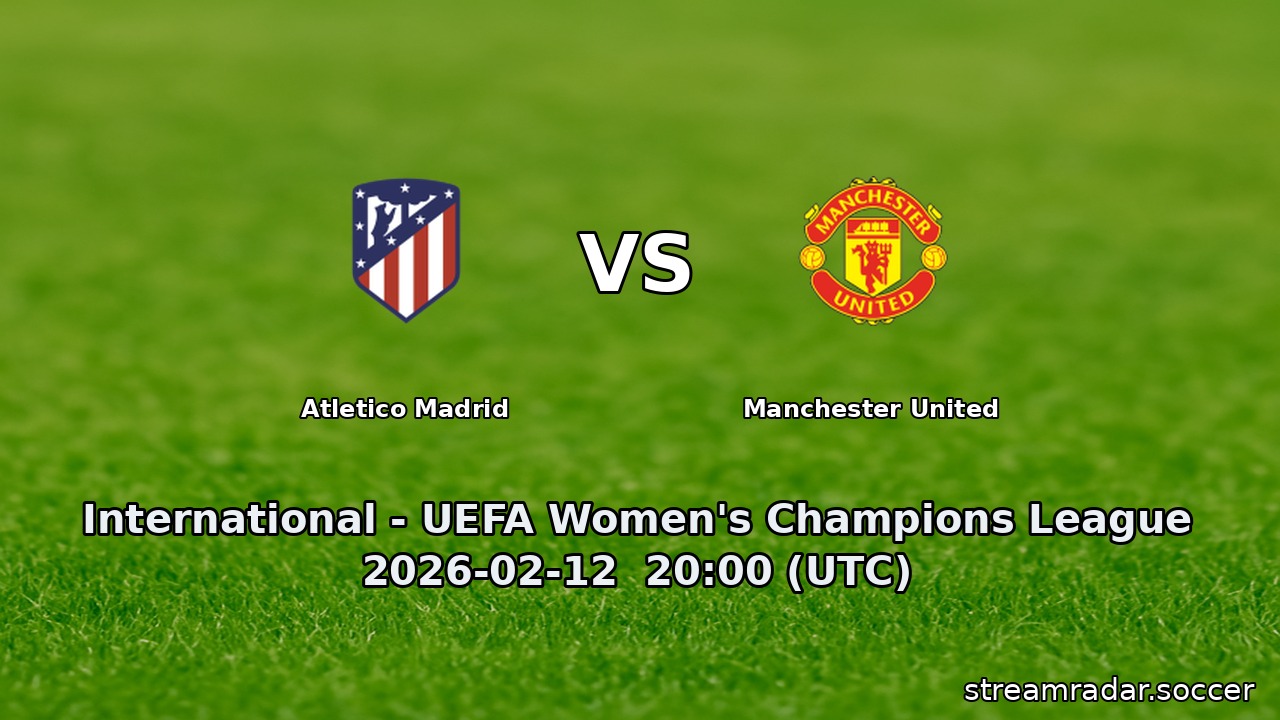 Atletico Madrid vs Manchester United