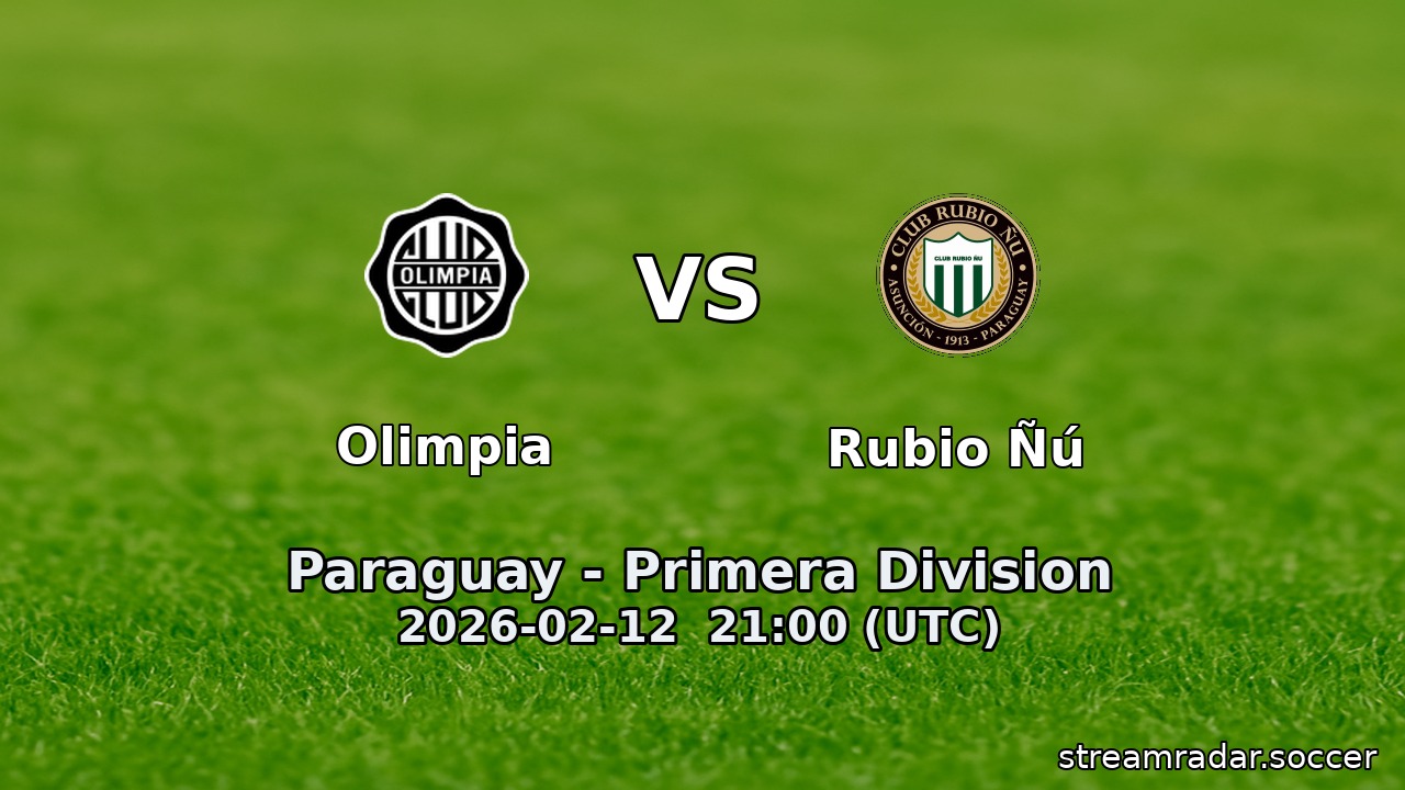 Olimpia vs Rubio Ñú