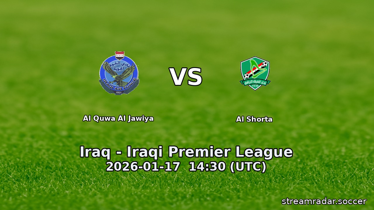 Al Quwa Al Jawiya vs Al Shorta