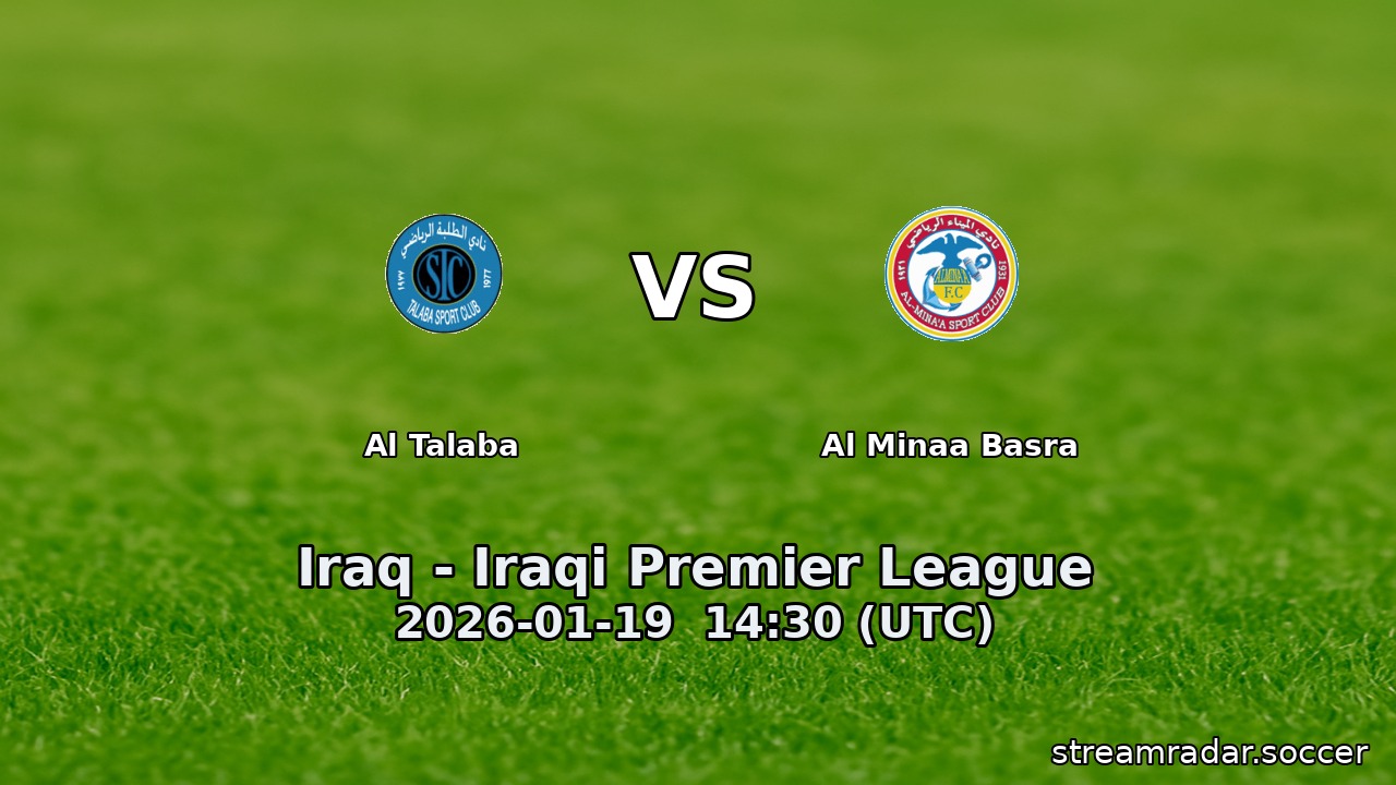 Al Talaba vs Al Minaa Basra