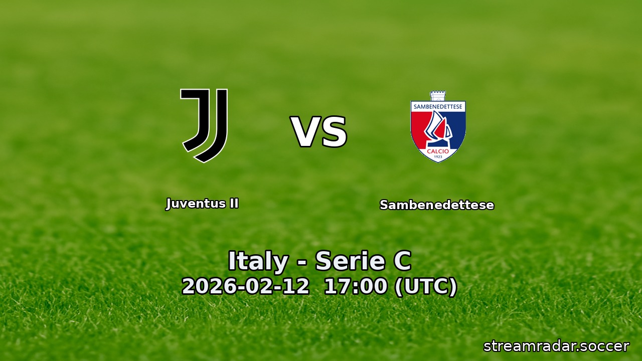 Juventus II vs Sambenedettese