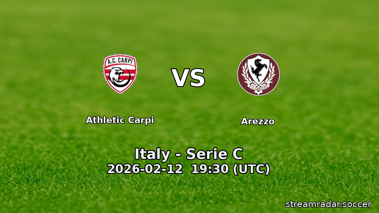 Athletic Carpi vs Arezzo