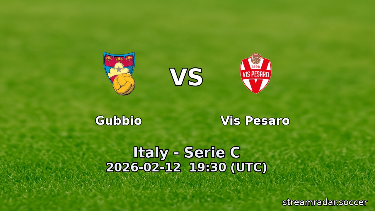 Gubbio vs Vis Pesaro