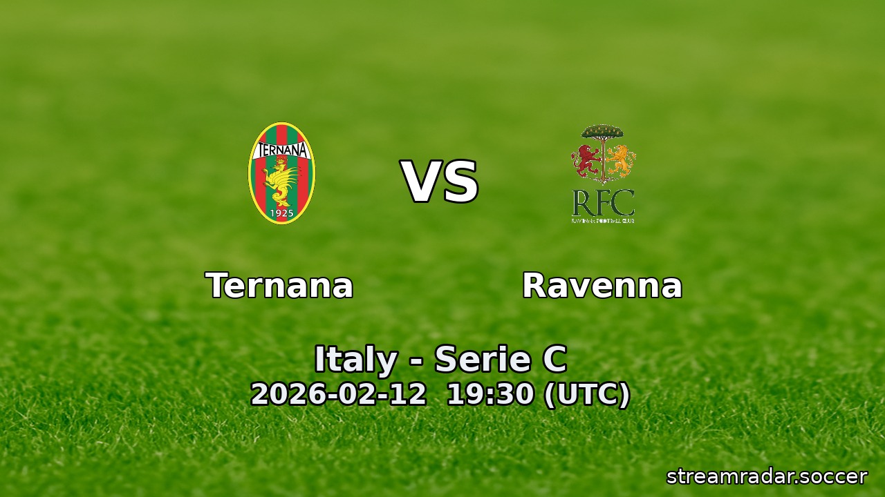 Ternana vs Ravenna