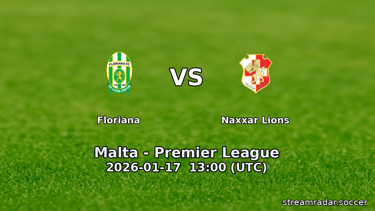 Floriana vs Naxxar Lions