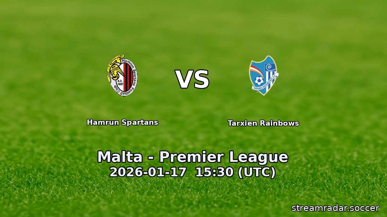 Hamrun Spartans vs Tarxien Rainbows