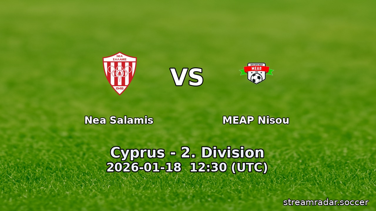 Nea Salamis vs MEAP Nisou