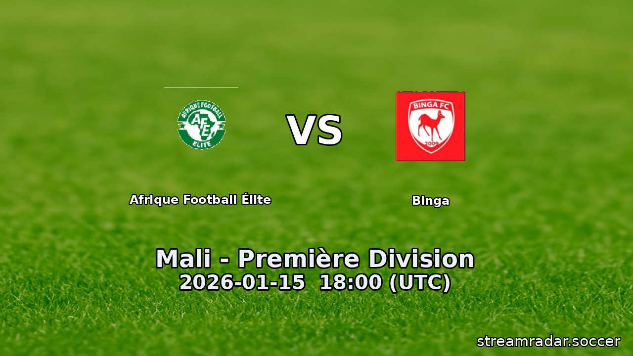 Afrique Football Élite vs Binga