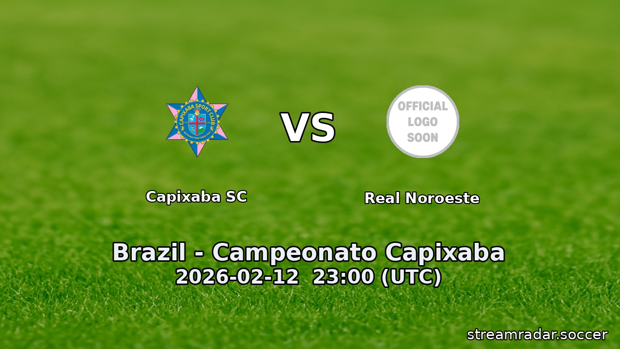 Capixaba SC vs Real Noroeste