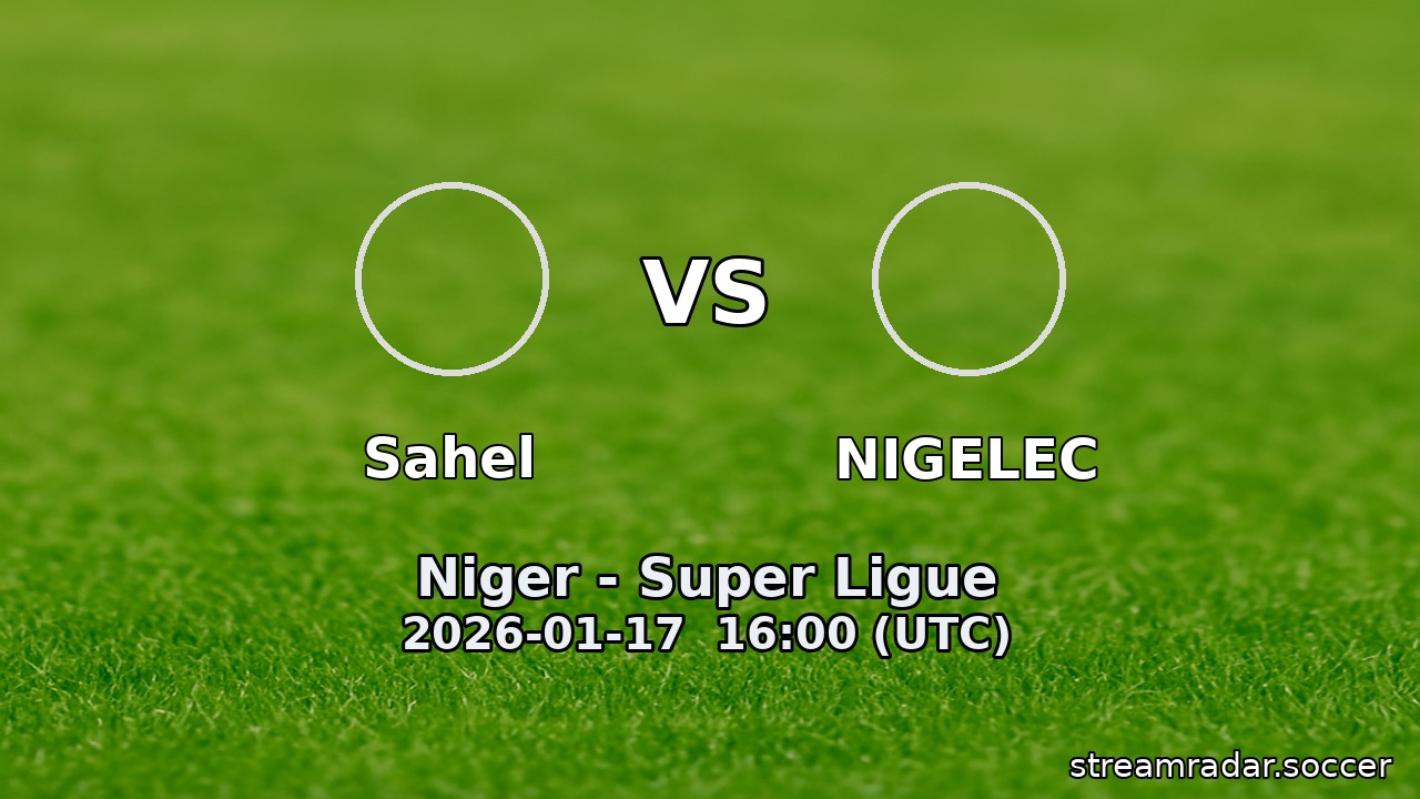 Sahel vs NIGELEC