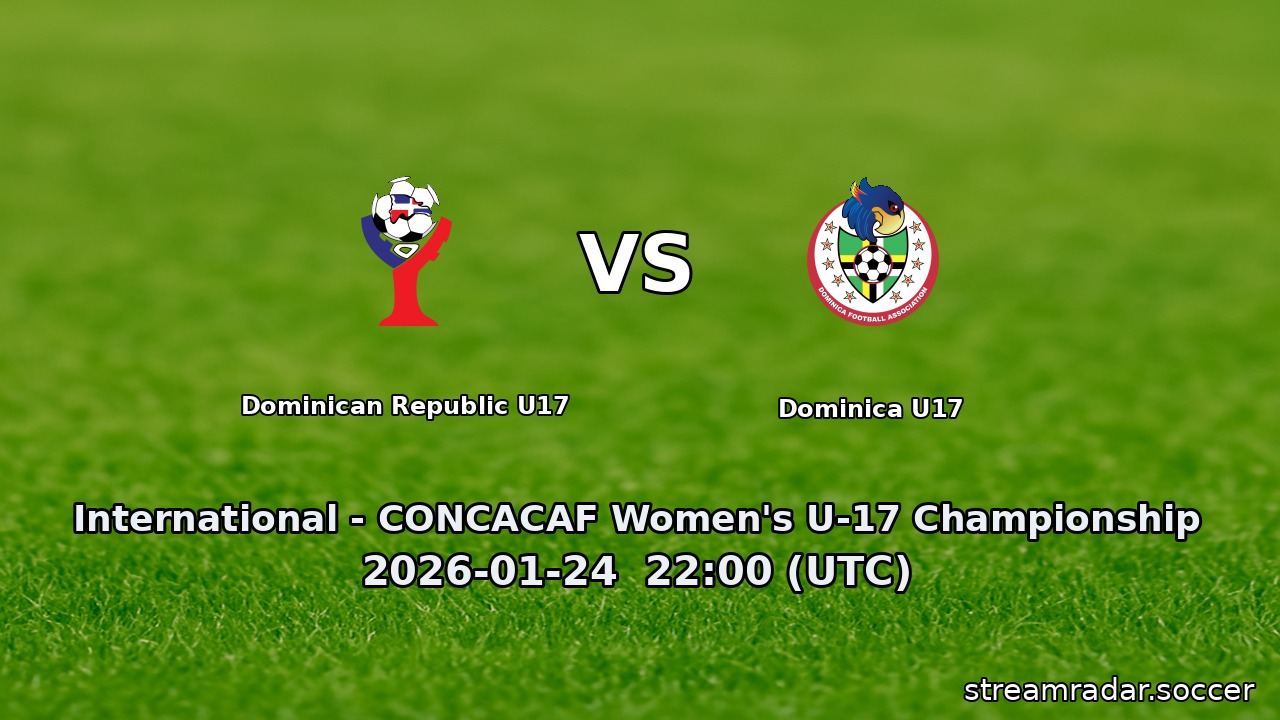 Dominican Republic U17 vs Dominica U17