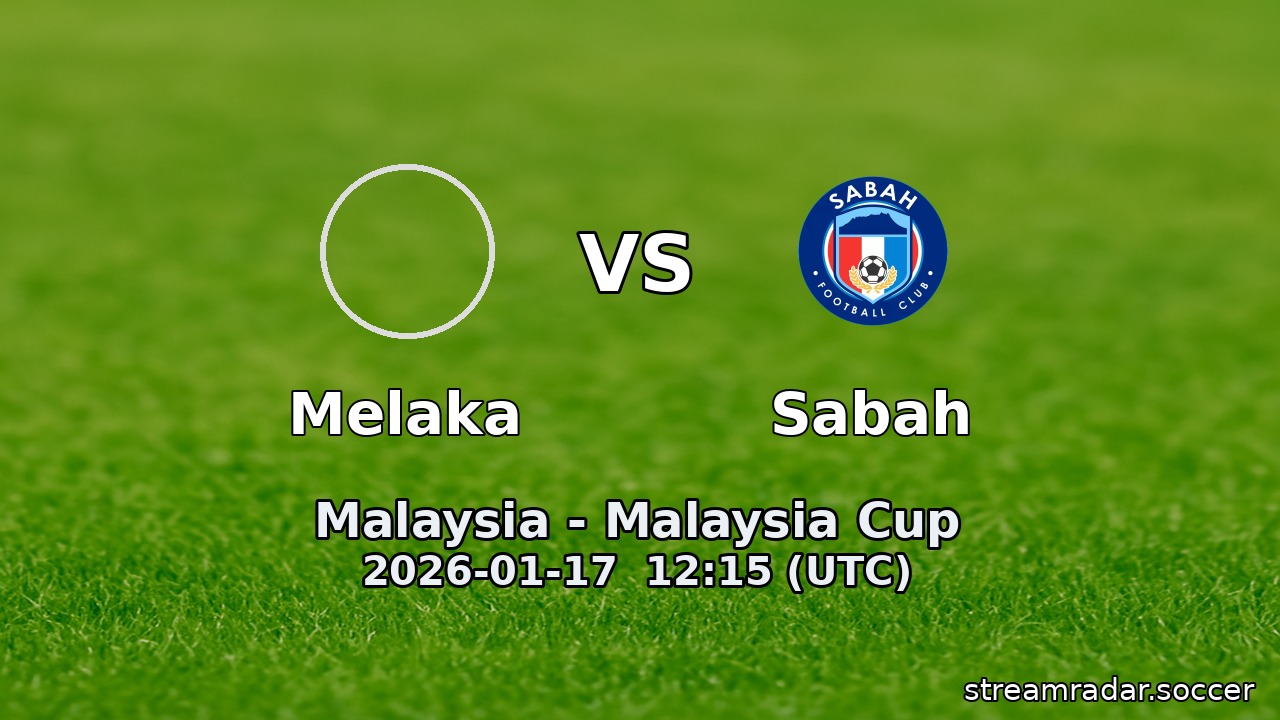 Melaka vs Sabah