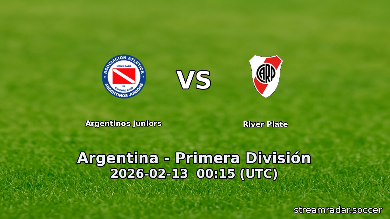 Argentinos Juniors vs River Plate