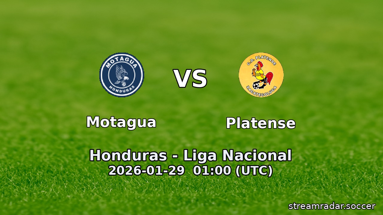 Motagua vs Platense