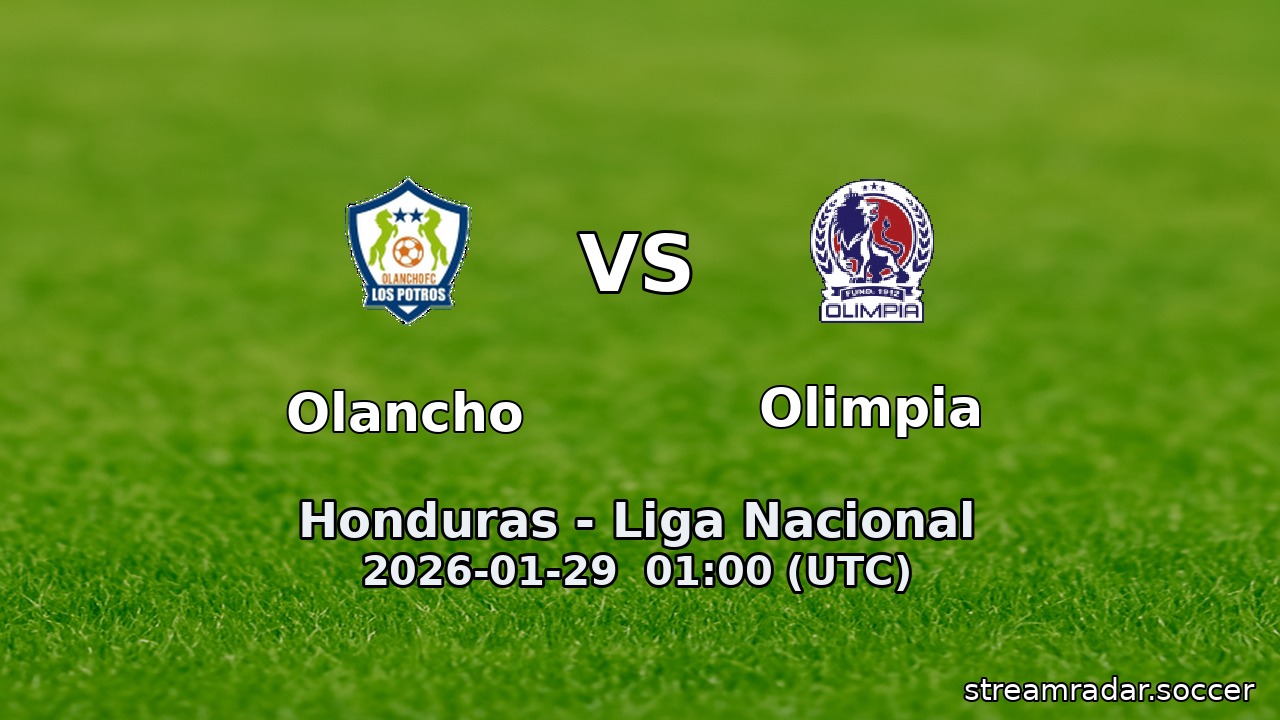 Olancho vs Olimpia