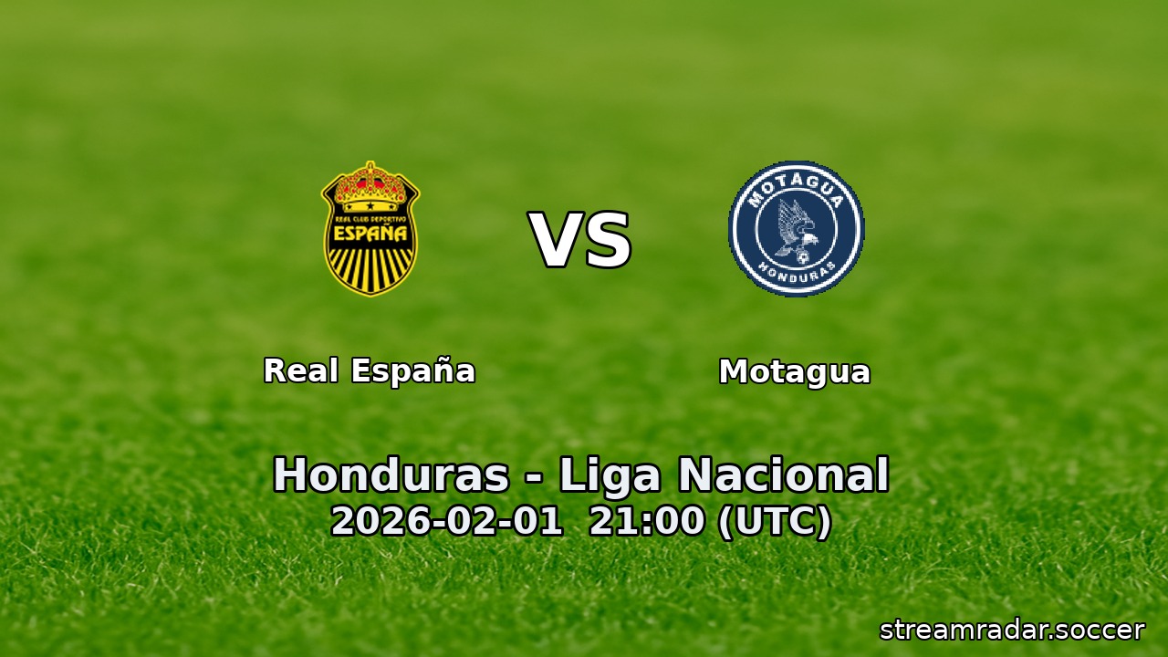 Real España vs Motagua