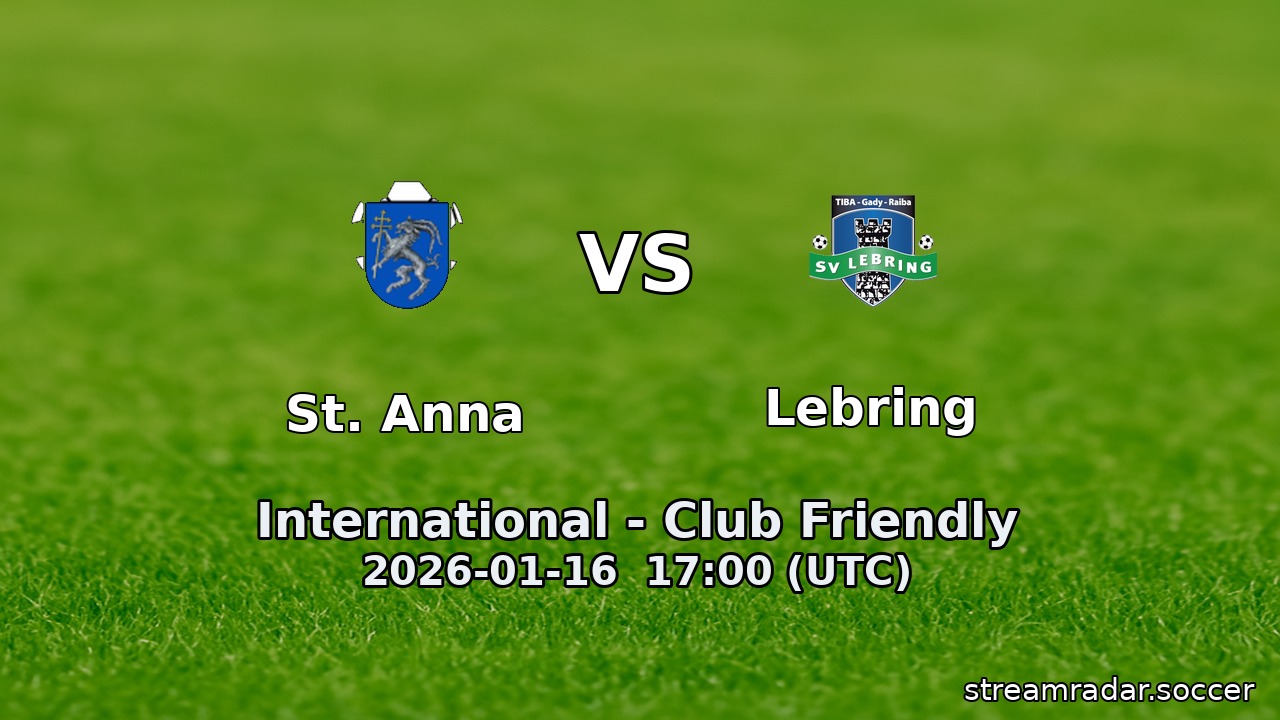 St. Anna vs Lebring