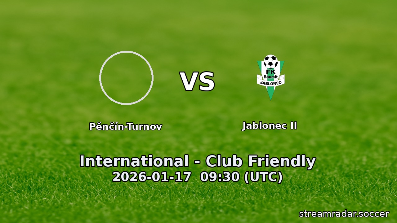 Pěnčín-Turnov vs Jablonec II