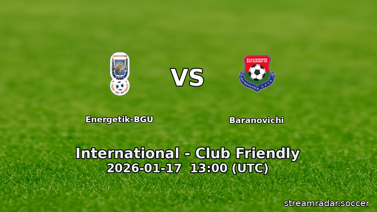 Energetik-BGU vs Baranovichi