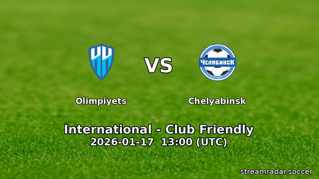 Olimpiyets vs Chelyabinsk